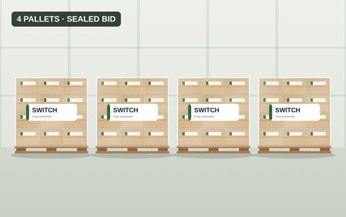 Switch — 4 Pallets — Sealed Bid Auction